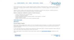 Desktop Screenshot of nadacesophia.cz